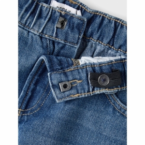 NKMSILAS TAPERED JEANS medium bLUE