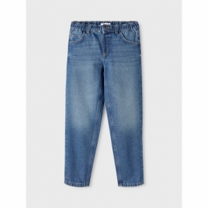 NKMSILAS TAPERED JEANS medium bLUE