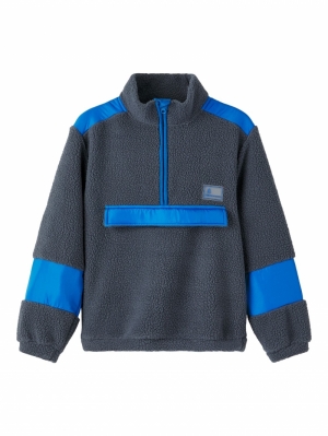 NKMNAFARVE LS TEDDY PULLOVER INDIA INK